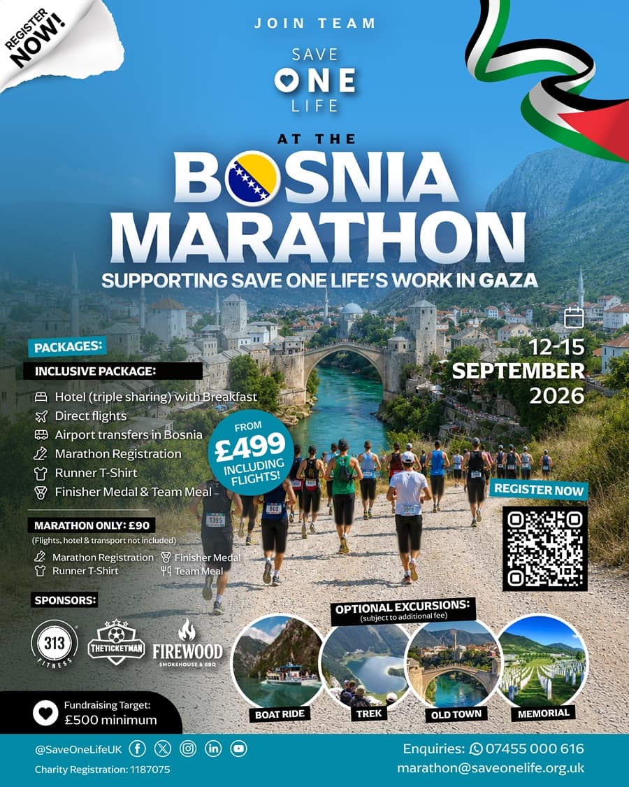 Bosnia Marathon 2026 poster